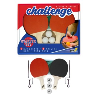 SET PING PONG RETE 2 RACCHETTE 3 PALLINE