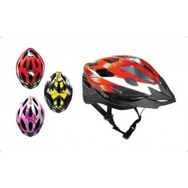 CASCO JUNIOR MISURA M REGOLABILE 53 58 CM 3 COLORI