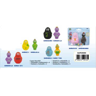 BARBAPAPA PERSONAGGI 8 CM BLISTER DOPPIO