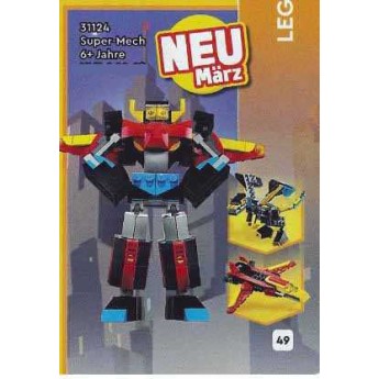 31124 LEGO CREATOR 6+ SUPER ROBOT