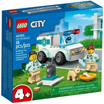 60382 LEGO CITY VEHICLES FURGONCINO SOCCORSO VETERINARIO
