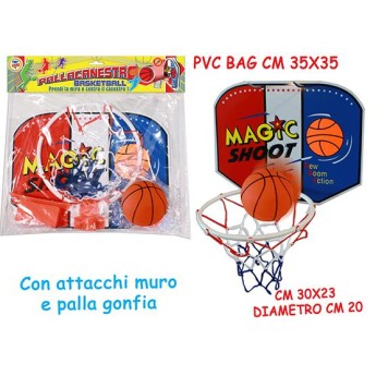 GIOCO BASKET PALLA CM 30X23